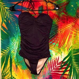 Victoria’s Secret Strapless Ruched Swimsuit